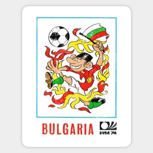 Bulgaria / 70s Vintage-Style Soccer Fan Design Sticker